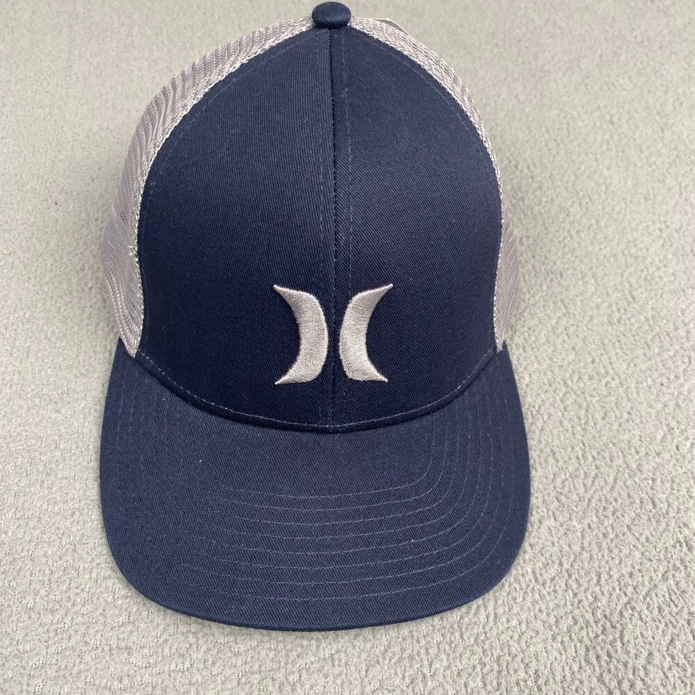 Hurley Sportswear Trucker SnapBack Hat Cap Blue Adult,Adjustable,One Size - Picture 5 of 8